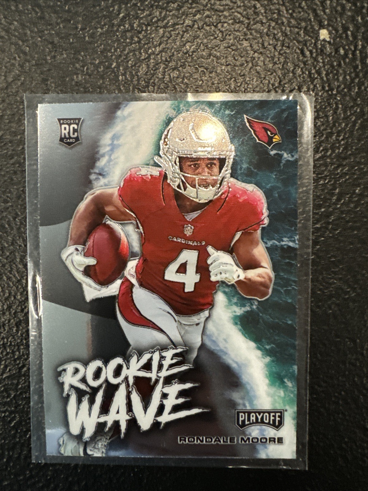 Rondale Moore 2021 Panini Playoff - Rookie Wave #RW-RMO (RC) Arizona Cardinals