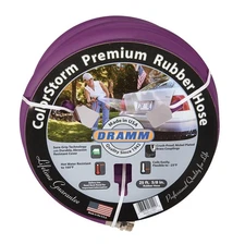 Dramm ColorStorm Premium Rubber Garden Hose, No Kink, Leak Proof Water Hose, ...
