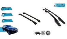Für VW Amarok Dach Seitenreling Querträger Set 4 Stück Schwarz 2010-2019