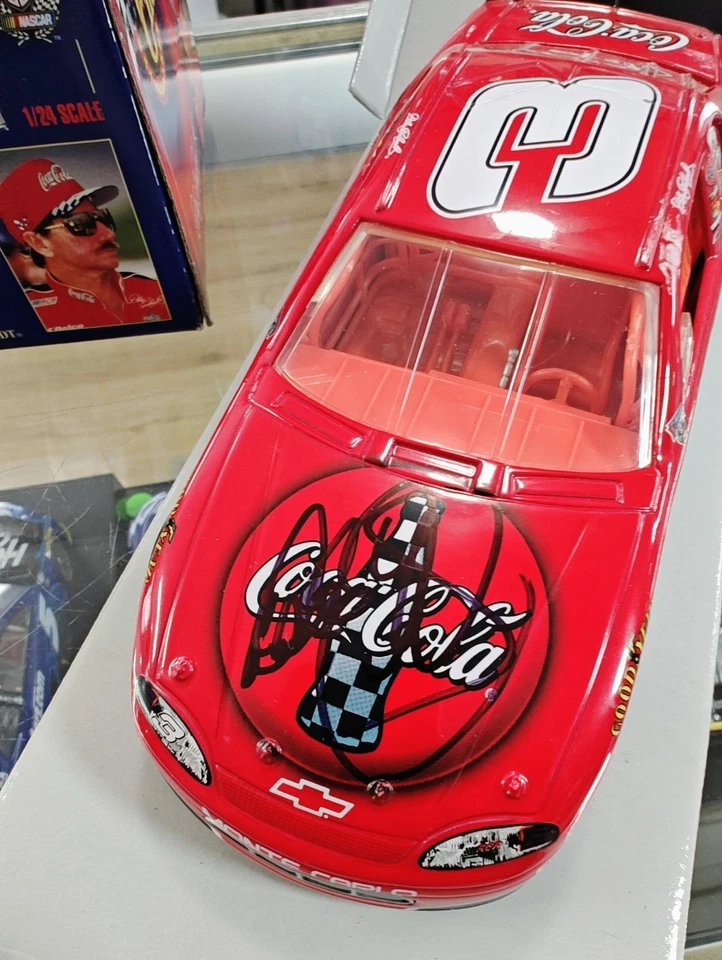 1998 Winners Circle Dale Earnhardt Coca Cola  1/24 Signed Car. - Image 2 of 2