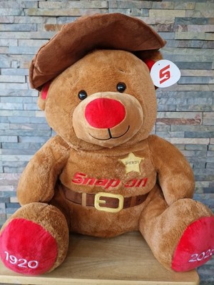 Snap On Tools 2026 Sheriff Brown Bear - NEW with TAGS.  LARGE. 24''