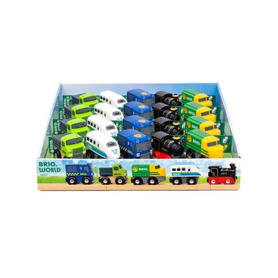 BRIO World   36034 Mini-Züge & -Fahrzeuge | Spielzeugloks, LKW & Autos für