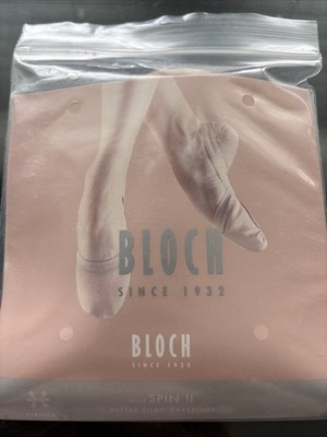 Bloch Spin II Ballet Slippers/Flats S0639SL Flesh Size L Half Sole, Fits 8-9.5