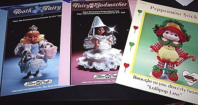 Fairy Godmother Doll Pattern Book Tooth Fairy & Christmas Crochet - V VX -=