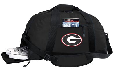 Georgia Duffel Bag   Official Bulldogs Medium Gym & Travel Bag with Shoe Pocket