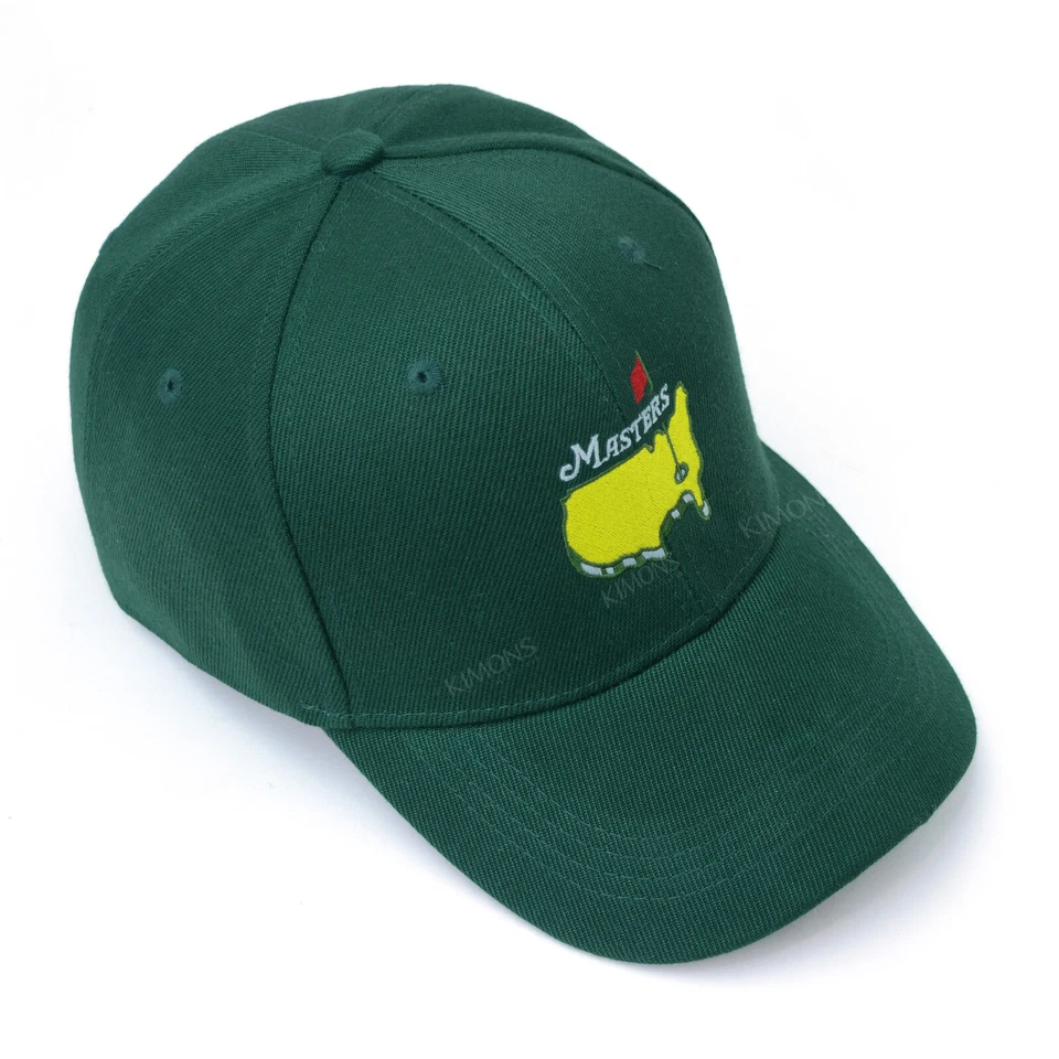 Augusta National Golf Club 2025 Papá Sombrero Verde Oscuro Masters Gorra Clásica Foto 4 de 4