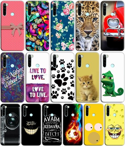 Custodia cover back case in tpu morbida per XIAOMI REDMI NOTE 8T fantasia E  | eBay
