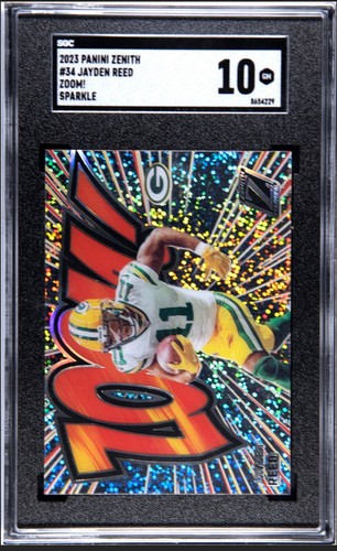 Jayden Reed [Sparkle] #34 2023 Panini Zenith Zoom card