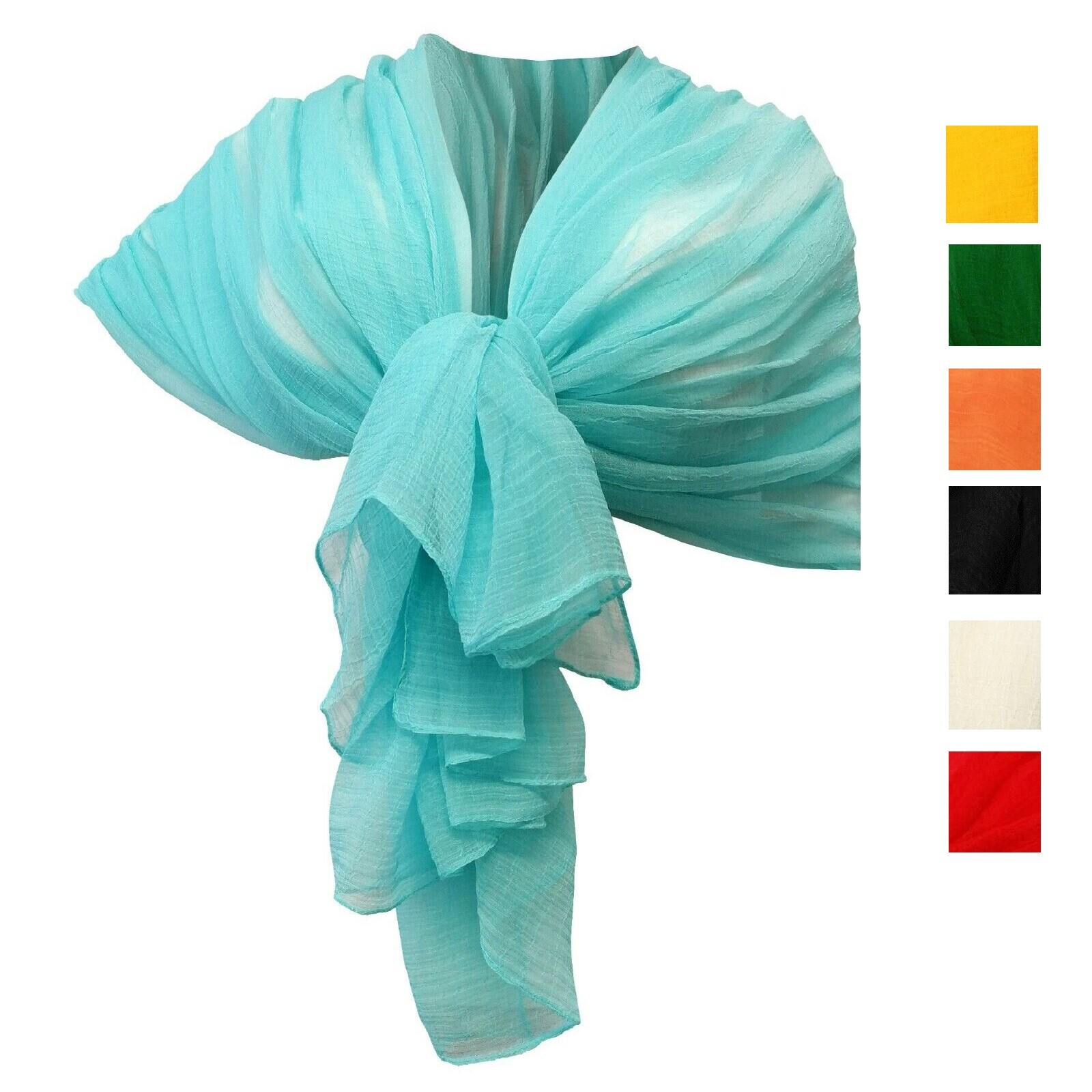 Maxi Bufanda Elegante Sciale En Crepon Bolero Estola Ceremonia Boda