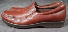 SAS Shoes 8.5 S Womens Slip on Moc Toe Loafer Tri-Pad Comfort Casual Brown