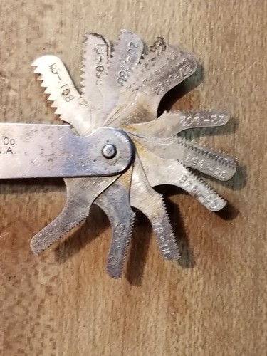 Vintage STARRETT No. 6 ~ Thread Pitch Gage - Picture 4 of 6