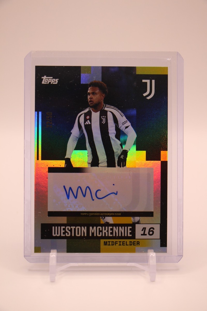 2024-25 Juventus Team Set - Weston Mckennie /50 autograph | eBay