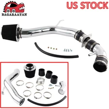 SILVER COLD AIR INTAKE KIT + DRY FILTER For 2002-06 Nissan Altima Sedan 2.5L L4