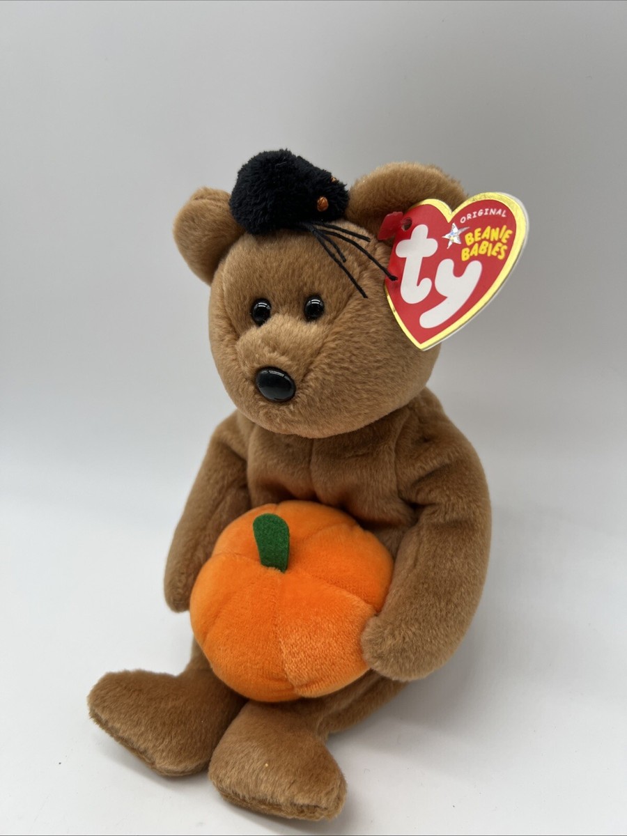 Ty Beanie Hocus The Halloween Bear DOB October 29 2004 MWMT for
