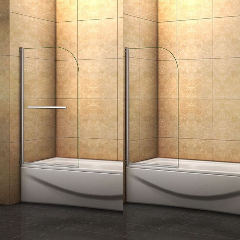 180?Pivot 800x1400mm Over Bath Shower Screen Door Panel 6mm Glass eBay