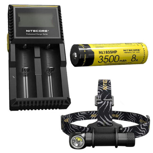 Nitcore HC33 Cree XHP35 LED Headlamp - 1800Lm w/NL1835HP Battery & D2 Charger - Picture 1 of 4