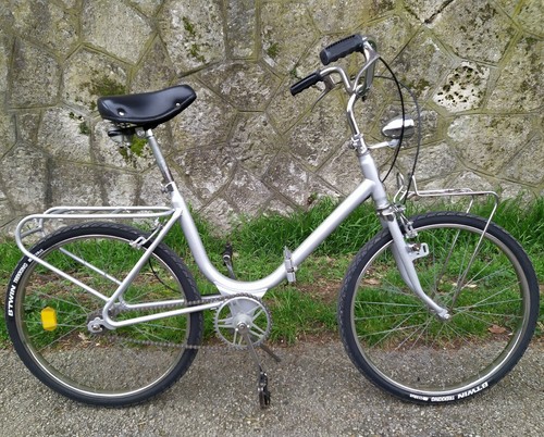 BICICLETTA PIEGHEVOLE RUOTE DA 24 X CAMPER CAMPEGGIO TIPO GRAZIELLA  CARNIELLI | eBay
