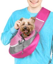 Pet Sling Carrier - Small Dog Puppy Cat Carrying Bag Purse Pouch - For Pooch ...
