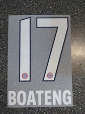 Original FC Bayern München Flock Home 2018/2019 Nummer 17 Boateng Kinder