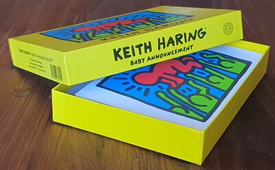 Keith Haring - Baby Announcement / Geburtskarten (Kunstkarten) Box mit 10 Stück