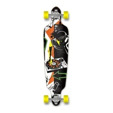 Yocaher Punked Drop Through DJ Mixitup Longboard Complete