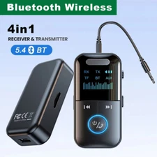 Wireless Bluetooth 5.3 Transmitter Receiver Adapter For Home Car Stereo Speakers