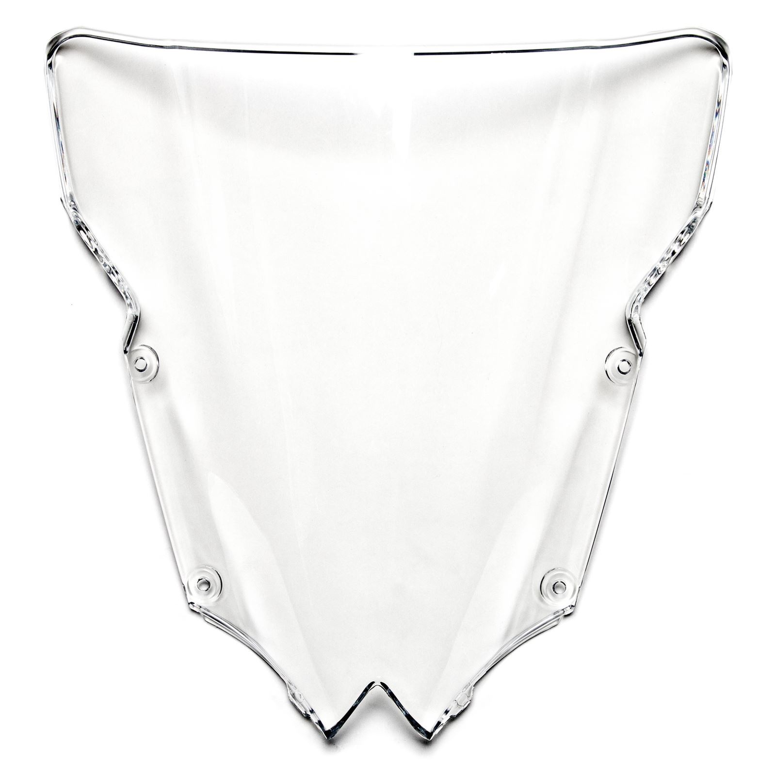MPW Double Bubble Clear Windshield Screen for Yamaha YZF-R6 10-16