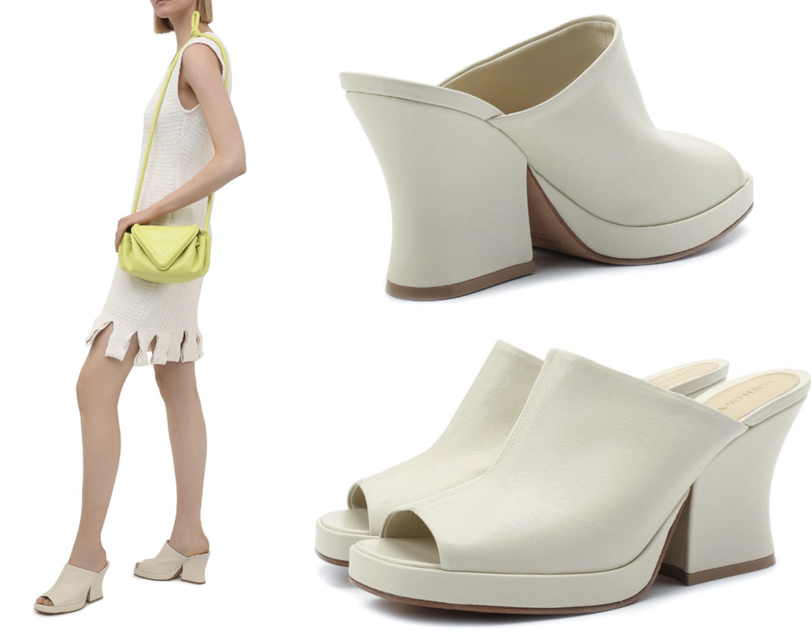 Bottega Veneta Stack Mules Heels Loafer Pumps Shoes Sneakers 37
