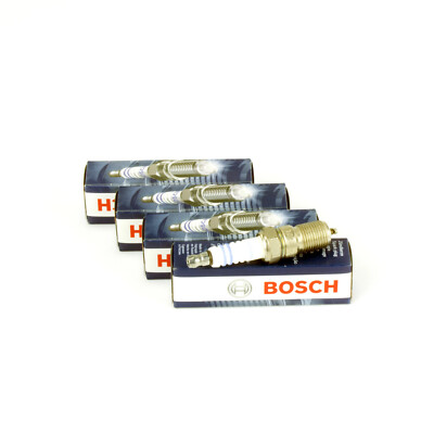 4X BOSCH ZÜNDKERZE HR7DC+ FÜR MERCEDES 190 FORD FIESTA MAZDA CITROEN PEUGEOT