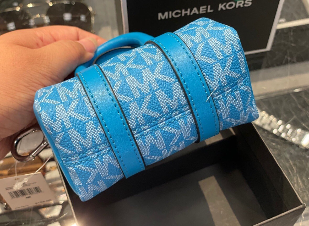 NWT MICHAEL KORS Micro Duffle Pouch Bag Charm/ Key Chain WITH BOX