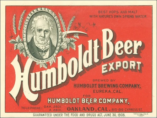 Vintage Humboldt Beer Ad Sign Reproduction Metal Sign FREE SHIPPING