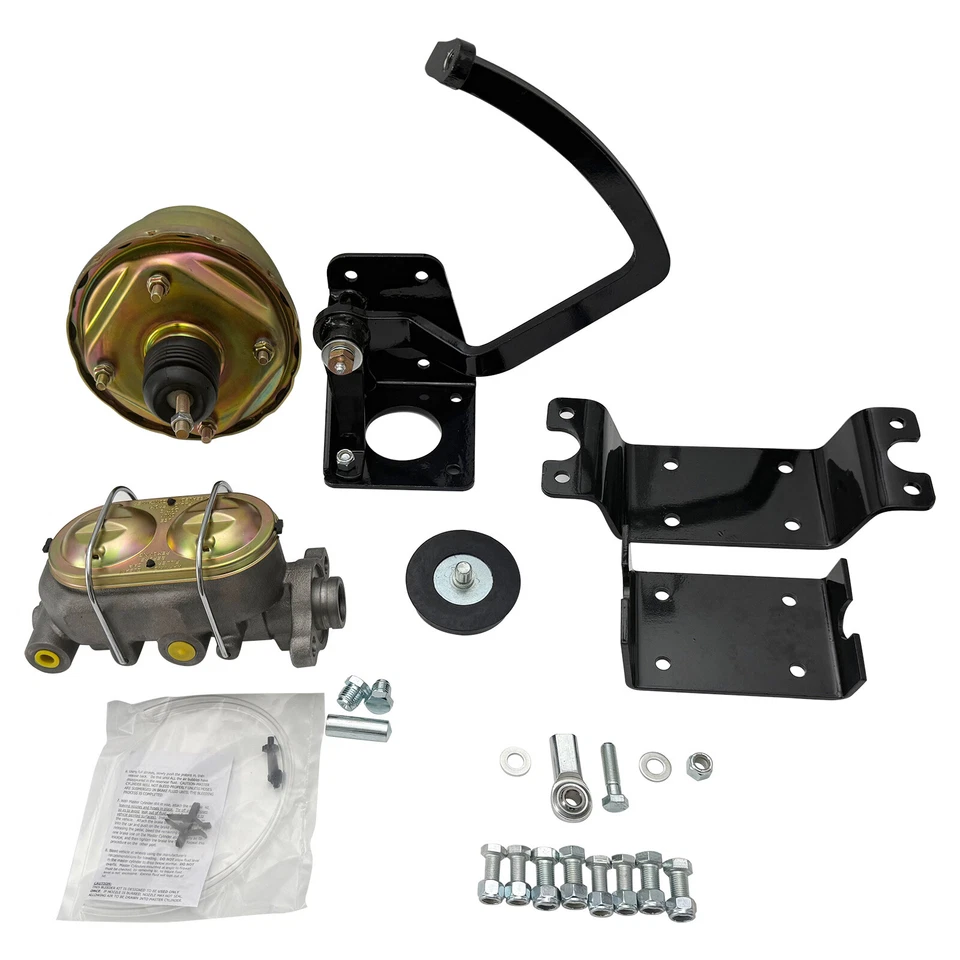 For 1932 Ford power pedal 7"dual booster master cylinder under floor kit - Imagem 2 de 4