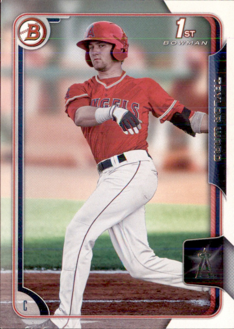 2015 BOWMAN 1ST LOS ANGELES ANGELS TAYLOR WARD #130