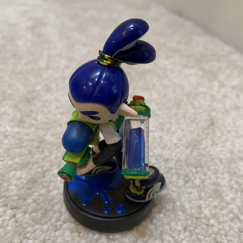 Nintendo Amiibo Splatoon Series Blue Inkling Boy Toy Figure Game ...