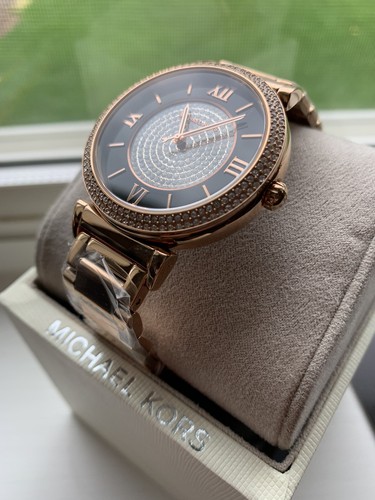 MICHAEL KORS Catlin Rose Gold + Crystal 