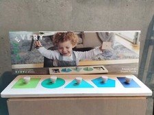 LOVEVERY Friends of All Shapes Wooden Puzzle Montessori Toy