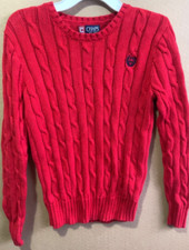 Chaps Boys Red Pullover Sweater Size S/8
