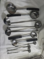 LOT OF 10 restaurant spoodle & Halco serving spoons buffet food servers 2025