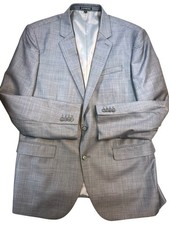 Express Producer Modern Fit Suit Jacket Men's 33  Long 20  Pit To Pit Gray