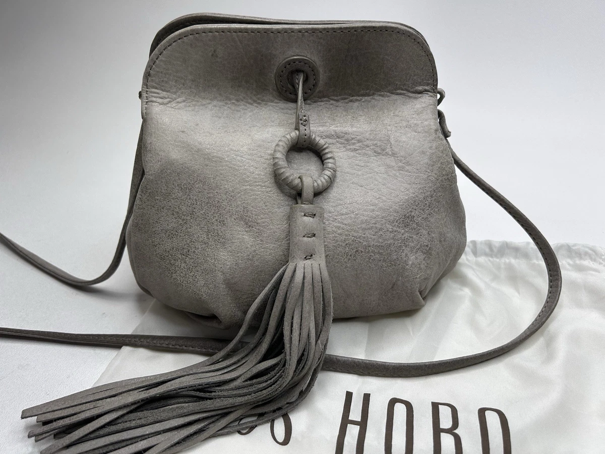 Hobo International Clutch Bags for Women for sale - eBay VINTAGE HOBO INTERNATIONAL Grey Patent Leather Zip around clutch w/ Handle main image 0