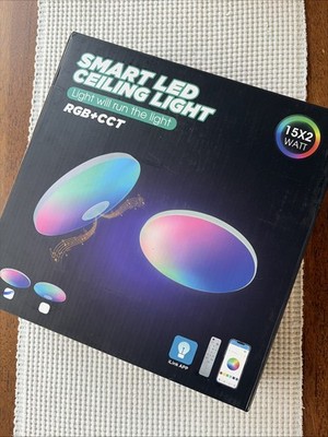 SMART LED CEILING LIGHT RGB+ CCT I-Link Smart lamp w/ Speaker/Music sync+remote