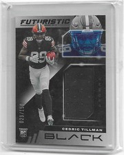 2023 Panini Black - Futuristic Cedric Tillman #FUT-18 /150 (MEM, RC)