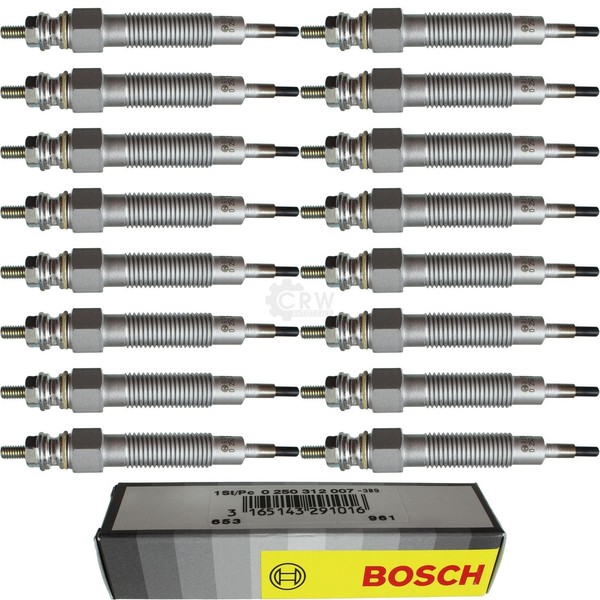 16X Bosch GlüHkerzen Passend FüR Isuzu D-Max II TFR TFS 1.9 Ddi 4X4-image