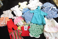 MULTI SIZE VINTAGE BABY DOLL CLOTHES LOT