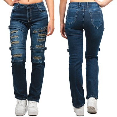 Cipo & Baxx Damen Jeans Hose Trousers Pants Destroyed Besonders Dope
