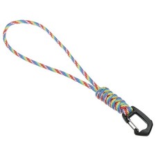 Badge Lanyard 8.6 Inch, Necklace Keychain Cord Metal Clasp Hook, Colorful