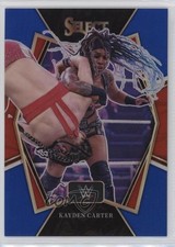 2022 Panini Select WWE Premier Level Blue Prizm /199 Kayden Carter #185 0jr1