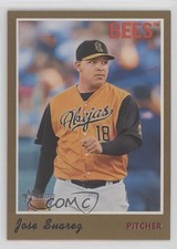 2019 Topps Heritage Minor League Edition Gold 7/15 Jose Suarez #42 0x1j