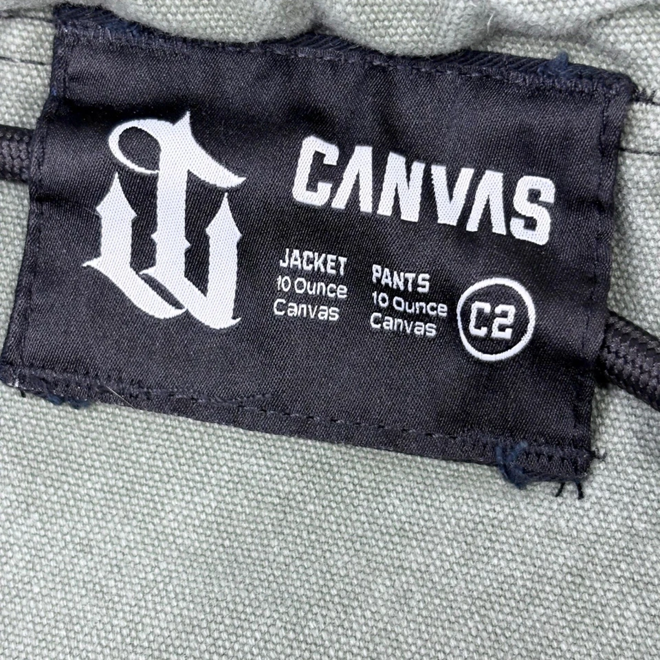 Pantalones de lona marca Jiu Jitsu para hombre C2 verde 10 onzas entrenamiento de artes marciales 30 W Foto 3 de 4