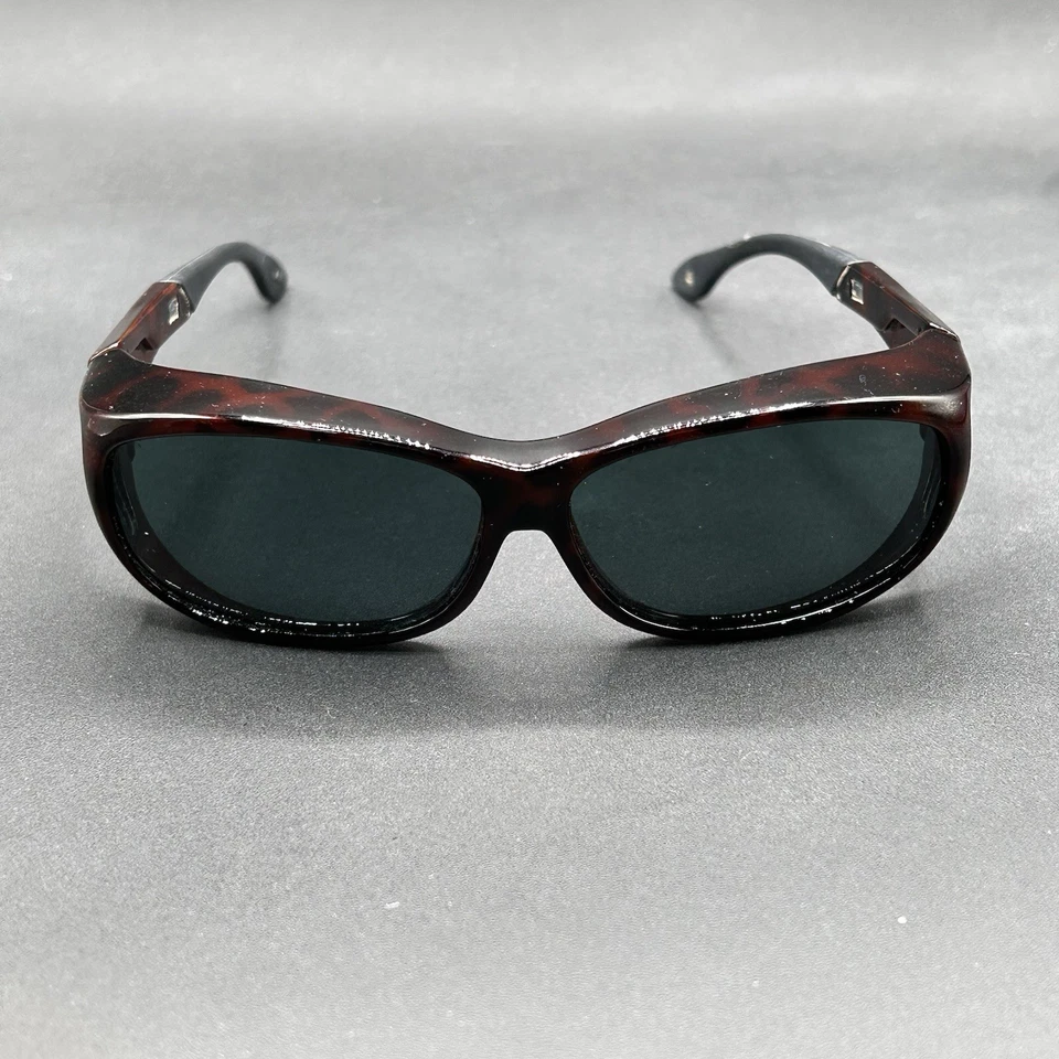 Gafas de sol Cocoons Mini Slimline C413G Fitover marrón y negro polarizadas usadas Foto 2 de 4